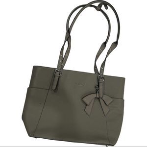 Bostonten Laptop Gray Faux Leather Bag